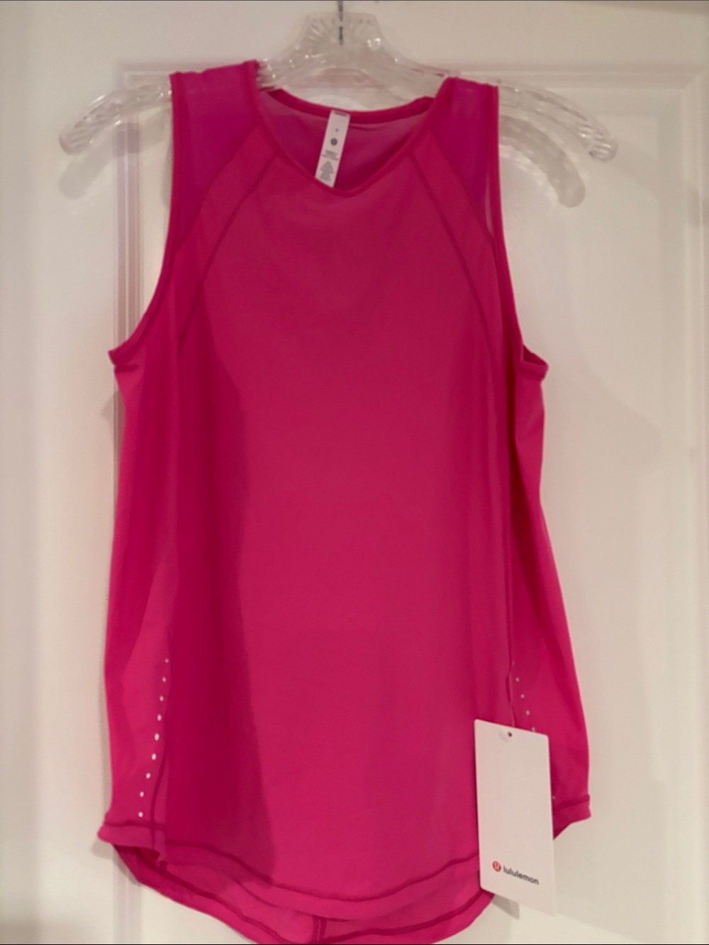 lululemon athletica Bright Pink Racerback Athletic Tank